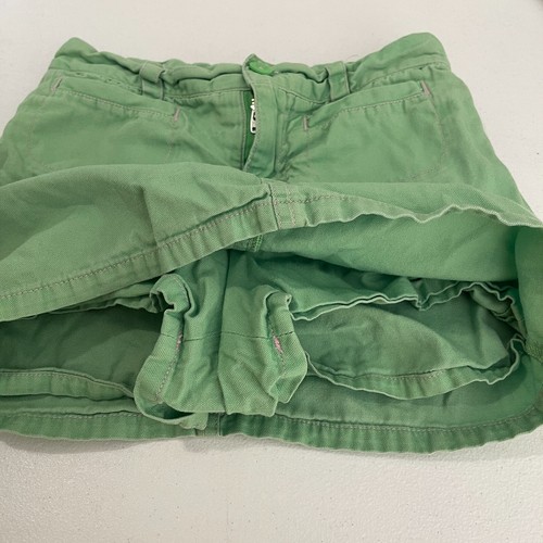 Lilly Pulitzer Skort Skirt Girl's 7 Green Lined Mini Short Preppy Cotton Casual - Picture 9 of 10