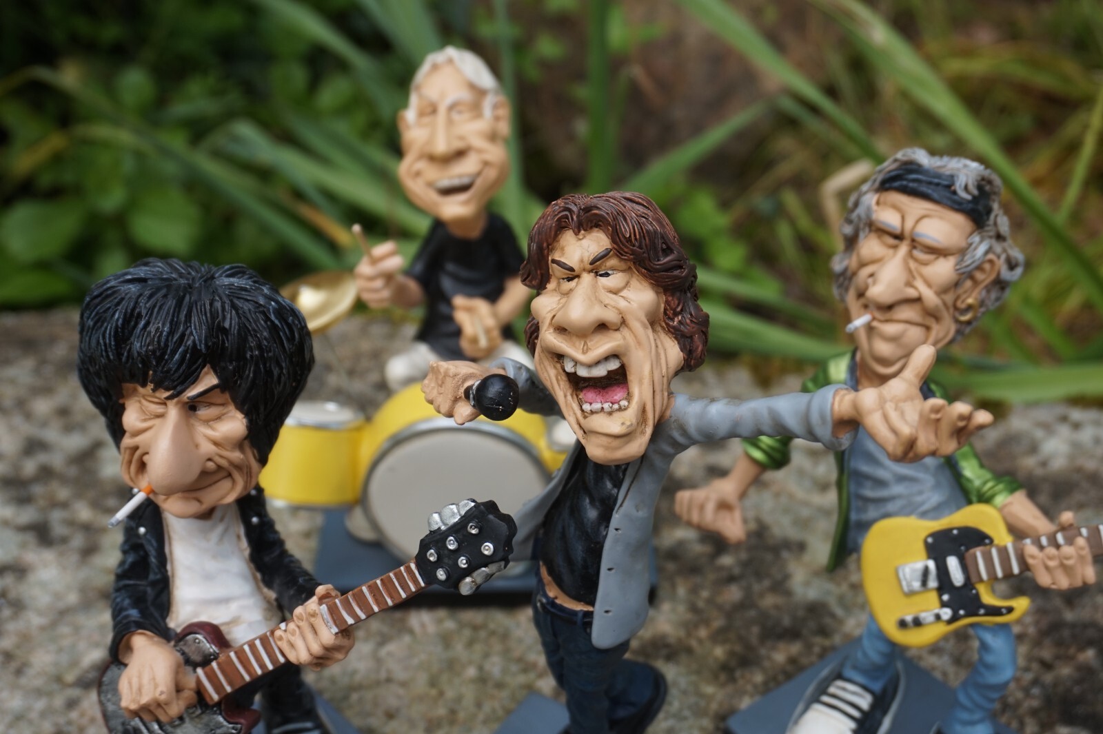 Figurines Rolling Stones de collection pour décoration de bureau pop star - 3