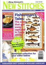 Mary Hickmott's NEW STITCHES Cross Stitch Hardanger, Goldwork, Fish Issue No. 77