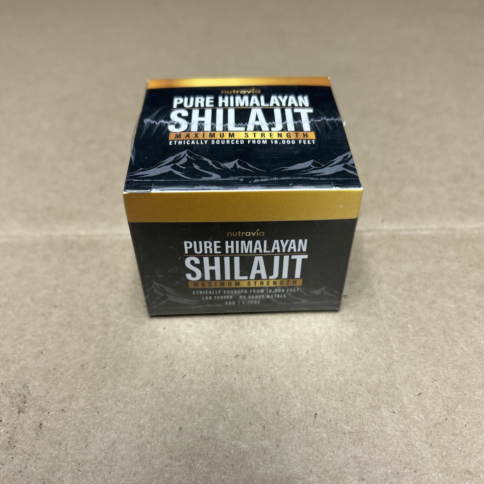 Pure Himalayan Organic Shilajit Resin - Lab Tested Authentic Nutravia