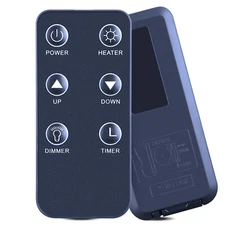 GW-6088TBT GW-6078TBT Remote Control For Great World Electric Fireplace Heater