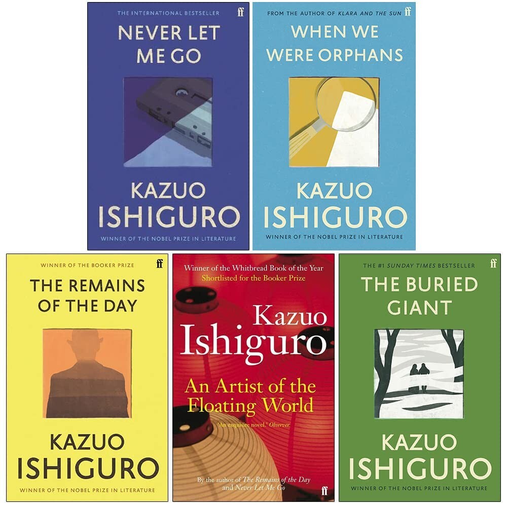 Kazuo Ishiguro 5 Books Collection Set (An Artist of the Floating World )