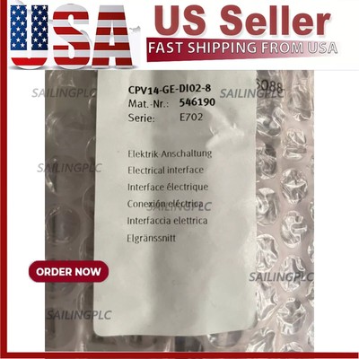 New CPV14-GE-DI02-8 Festo 546190 Fast Shipping Electrical Interface