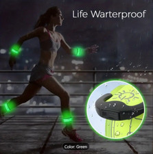 LED Running Armband Light Rechargeable Night for Reflective Safety Wristband