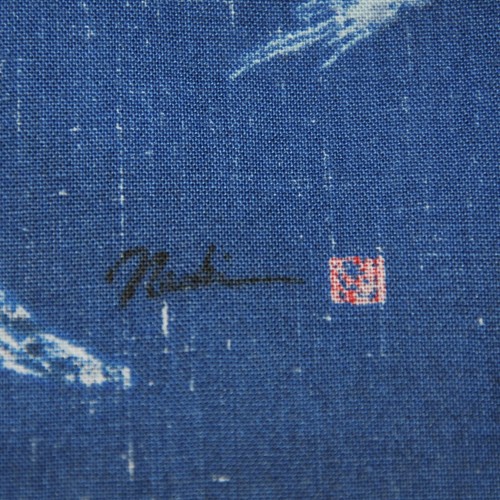Reyn Spooner Men's 3XL Pullover Hawaiian Shirt Swordfish Squid Gyotaku by Naoki - Picture 6 of 8
