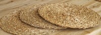 Seegras Platzset Tischset Platzdeckchen 40Cm, 6Teilig 100% Naturprodukt