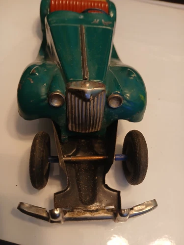 Vintage Tin Friction Toy Car Part For Bandai MG TF 7" car (Base/Body)