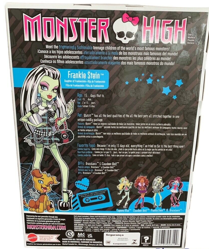 Boneca Mattel Monster High Glows In The Dark - Frankie Stein Dhb57