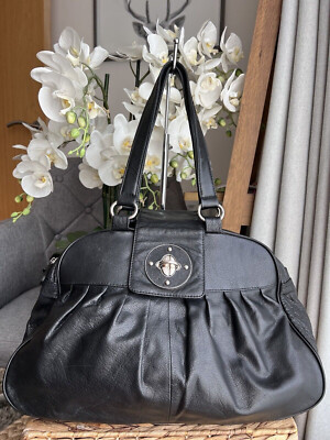 Cynthia Rowley Schultertasche schwarz Echtleder Handtasche