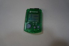 Sega Dreamcast HKT-7000 Visual Memory Green NEW BATTERY Works