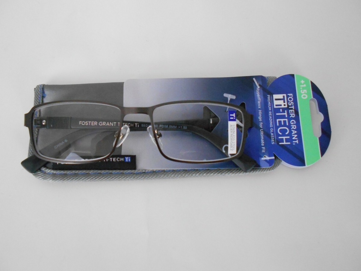 Reading glasses MEN'S FOSTER GRANT T-1104 GUN MSRP