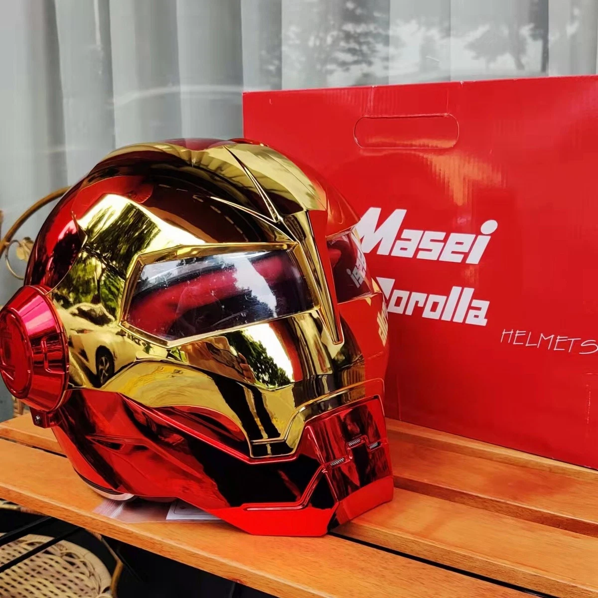 Masei : un casque moto au look d'Iron Man