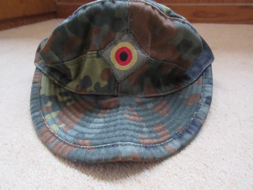 3 German Army Camouflage Flecktarn Caps, Small Size 53/ 58 - Picture 10 of 19