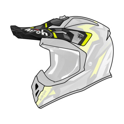 Fronthelm Airoh Aviator ACE Swoop Gelb