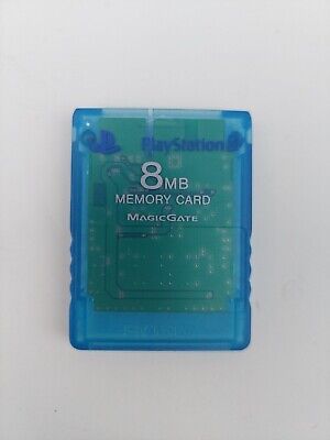 Official OEM Sony Playstation 2 PS2 Memory Card 8MB Magic Gate