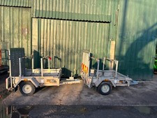 Pike traffic lights Single Axle Trailer £400+vat 750kg Drop Down mower plant