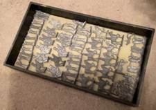 Set of Antique Lead Toy Infantry Soldiers. 56 Different Men Some On Horseback.