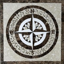 Floor Marble Medallion 36''x36''
