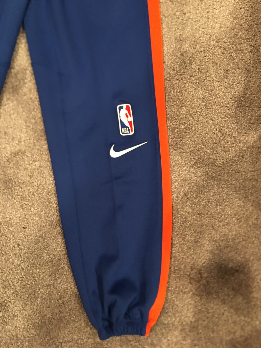 Nike New York Knicks NBA Showtime Spotlight Pants Mens Sz Small