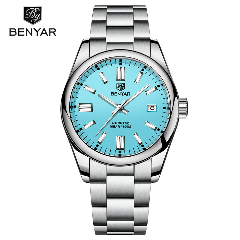 BENYAR Men's Seagull ST6 Automatic Mechanical Watches 100M