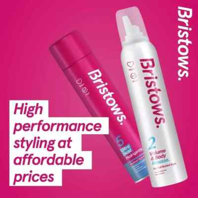 Bristows Volume & Body Mousse / Extra Firm Hold Haarspray