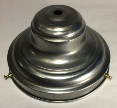 New Raw Steel 6'' Fitter Fixture Shade Holder With Set Screws, 1/8 IP, #SH766S