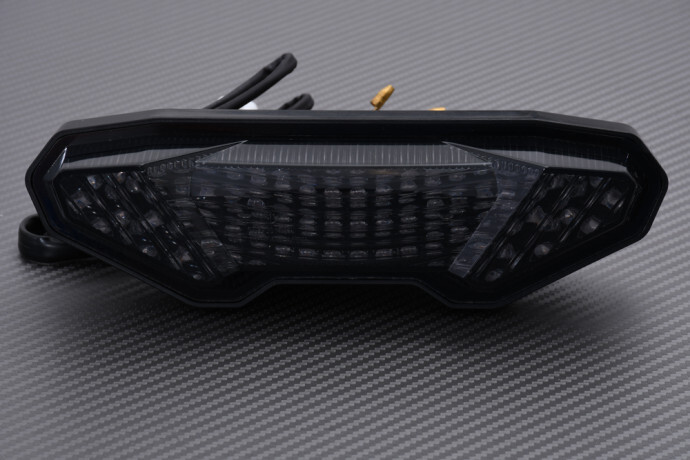Feu arrière LED fumé avec clignotants pour Yamaha Tracer 700 2016-2019