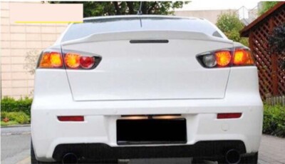 For 2008-2017 Mitsubishi Lancer Evolution EVO 4D Sedan  Rear Trunk Spoiler Wing
