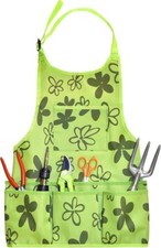 Gardening Apron Waterproof with 14 Pockets Adjustable Tool Holder