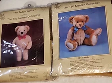 The Teddy Works Ted Menten Collection Timmy & Happy Kits to Make Jointed Bears