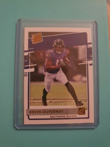 2020 NFL Donruss Rated Rookie Canvas Devin Duvernay Baltimore Ravens rookie RC - Photo 1/1