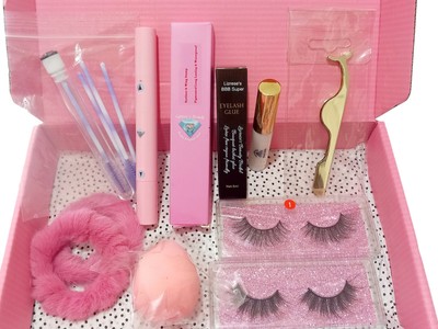 Falsche Wimpern Konvolut. Geschenkset bequeme luxuriöse Wimpern Konvolut 