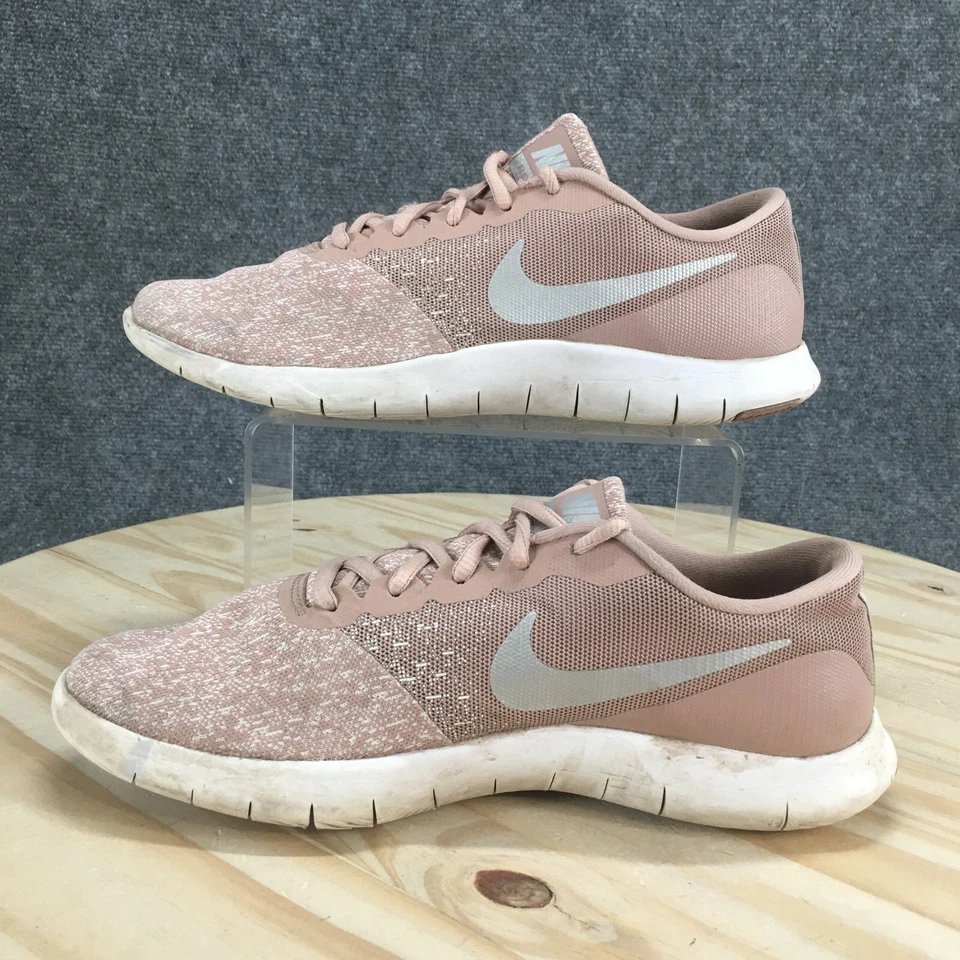 Nike Shoes Womens 9 Flex Contact Running Sneakers Pink Lace Up Low 908995-102 - Image 2 of 4