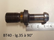 TIRETTES POUR CONES BT 40 /  TYPES / 2 LONGUEURS 26 et 35 à 90°