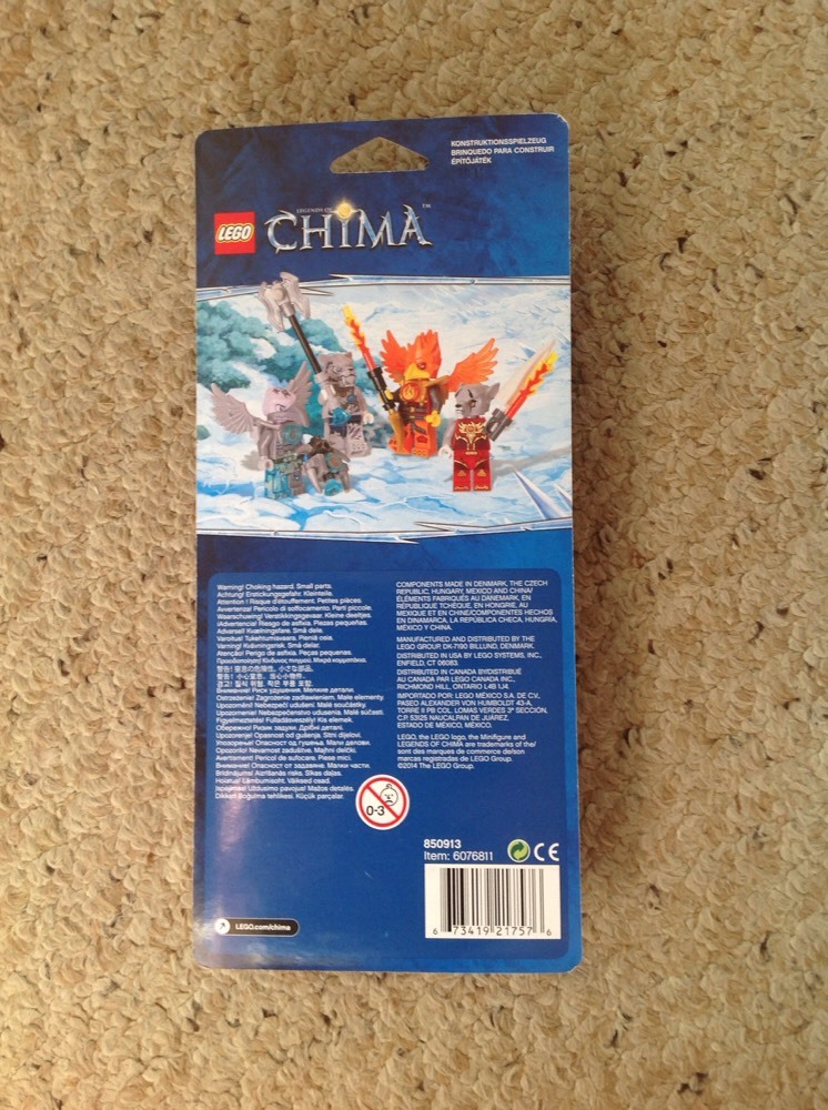 New Chima Lego 850913 Set Of 4 Figures. See Pictures For Details