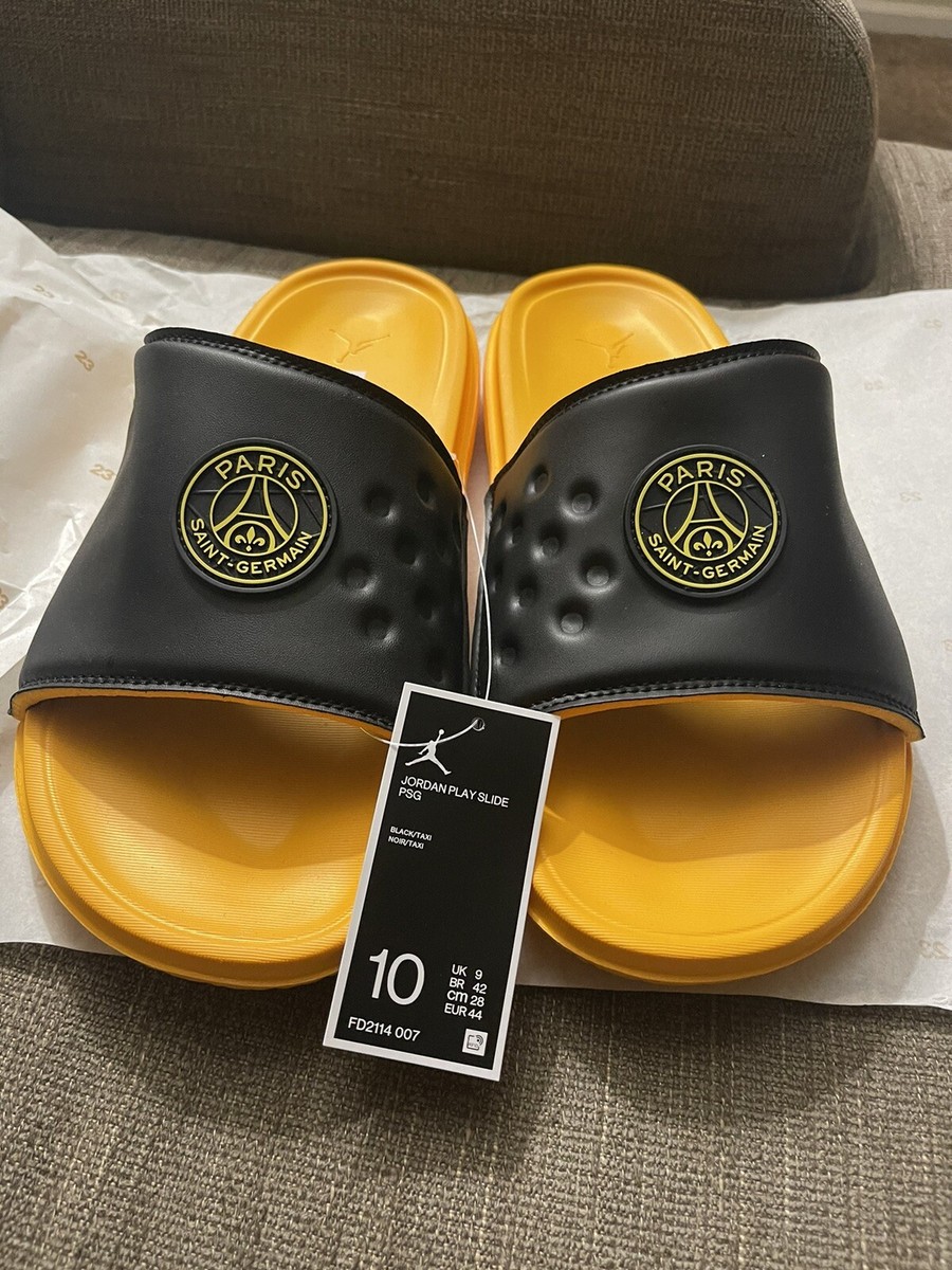 ★NIKE x PARIS SAINT-GERMAIN★コラボ★JUMPMAN SLIDES★追跡可 Air Jordan Paris Saint-Germain Jumpman Slides 'PSG - Black