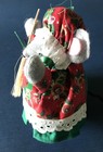 Large Handmade Felt Mouse Tree Topper Ornament/ Figurine — photo 2