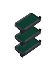 Trodat Printy 4911 Replacement Ink Pad Green Ink Package of 3