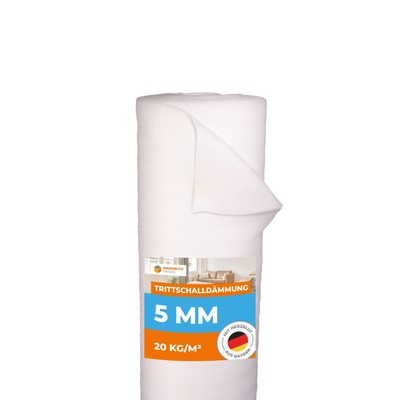 Trittschalldämmung 5mm Laminat Parkett aus PE-Schaumfolie Basic Dämmunterlage