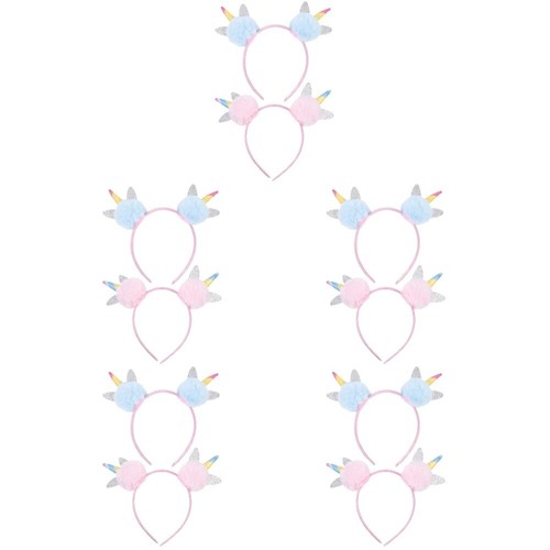 5 Count Unicorn Headband Child Children Hair Accessories for Girls - Picture 7 of 12