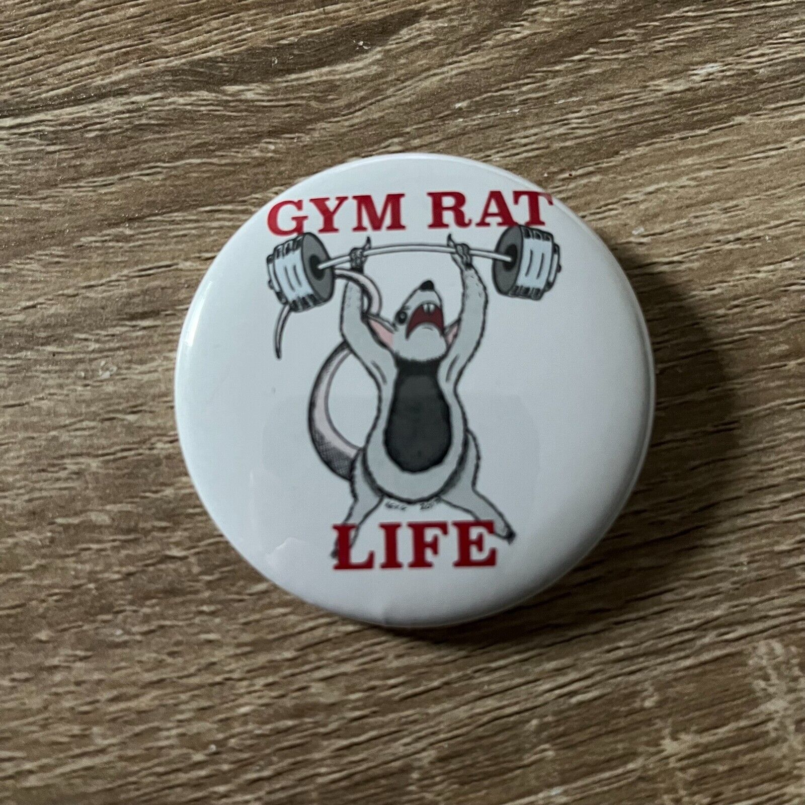 Gym Rat Pin Gym Pin Gym Rat 