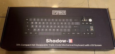 EPOMAKER Shadow-X Gasket Mechanical Gaming Keyboard, Hot-Swap 2.4ghz/Bluetooth