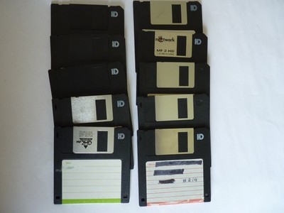 10x Disketten 2HD 3,5'' Floppy Disk 1,44MB