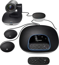 Logitech Group 960-001054 Wireless Video Conferencing Bundle With Camera