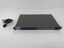 Netgear ProSafe 24-Port Gigabit POE Managed Pro Switch 4 SFP Ports GS728TPPv2