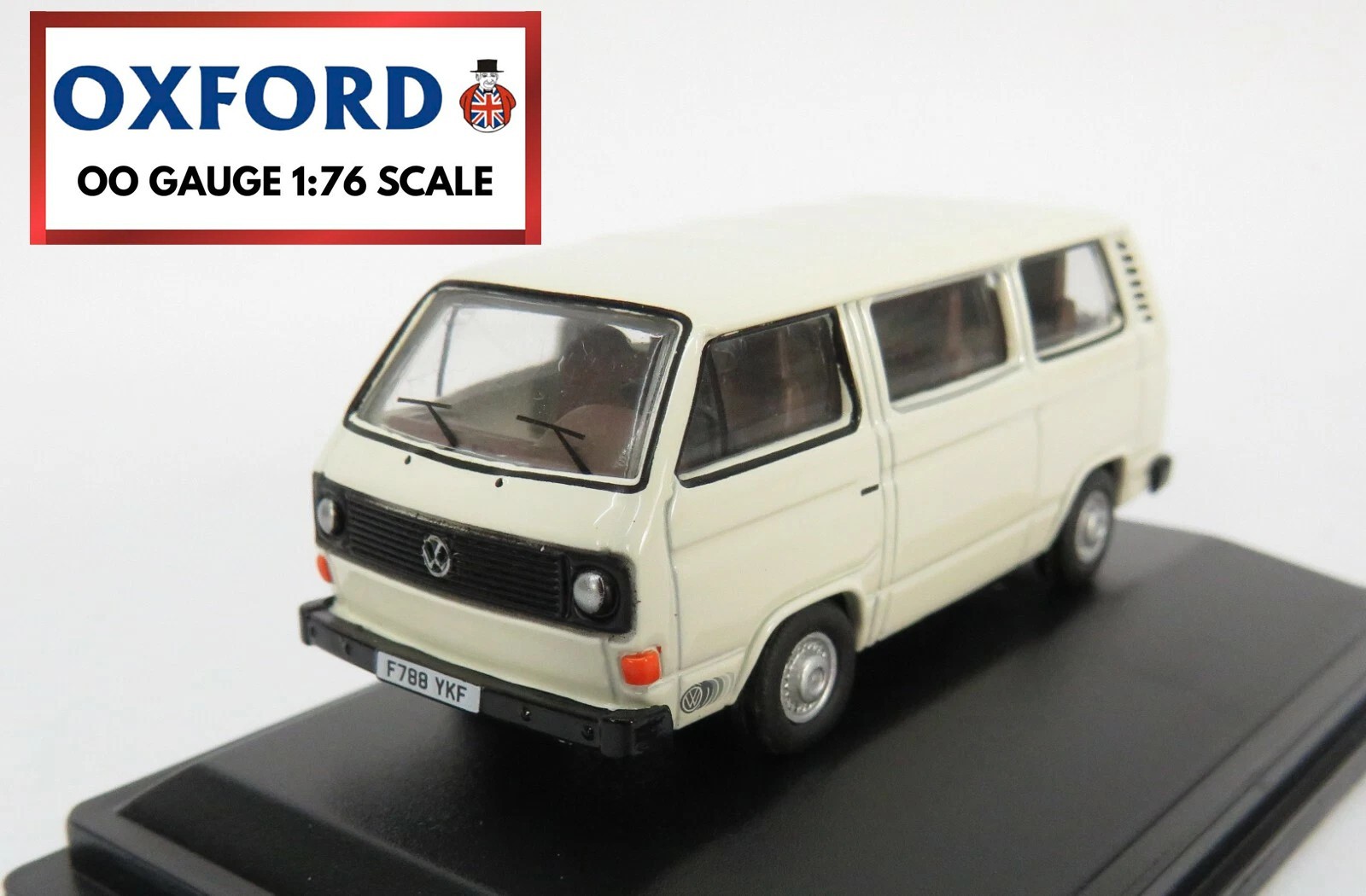 Oxford Diecast VW T25 Bus Pastel White - Image 6