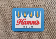 Hamm's Beer Logo Refrigerator Magnet Vintage 70s Advertisement Beericana