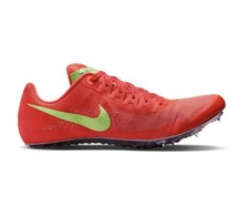 Nike Ja Fly V4 Track Spikes Men  s 10 Bright Crimson Barely Volt New with Bag