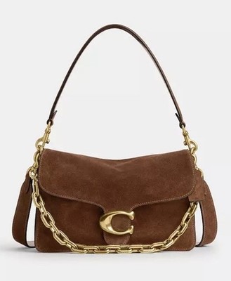  Coach Chain Tabby CCK51 Brass/ Warm Brown Shoulder Bag