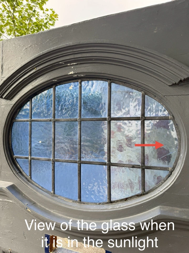 Reclaimed Old Victorian Edwardian Wooden Panel Front Door 1930 x 835 Or 833mm - Image 4 of 4